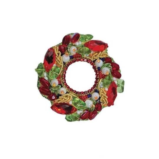 Crystal Art Brooch Summer Wreath Beadwork Kit